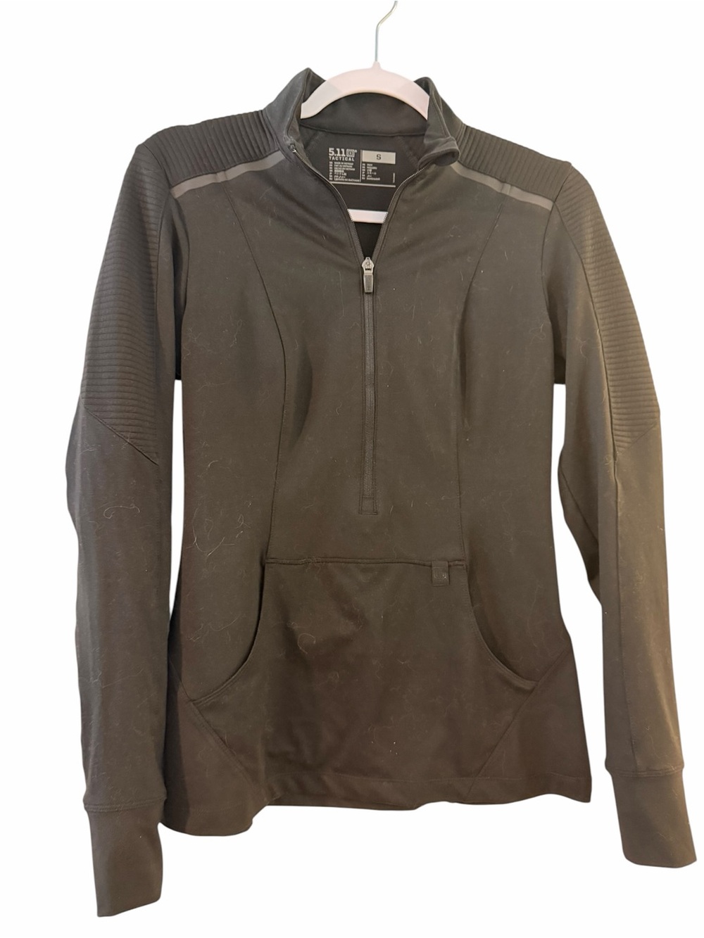 5.11 Tactical Women's Black Quarter-Zip Pullover